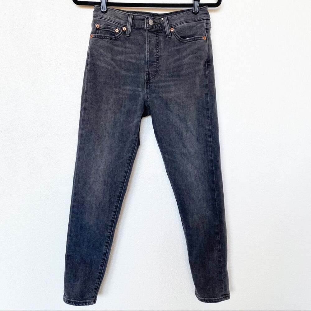 Levi's Wedgie Fit Skinny Jeans Dark Grey Size 28